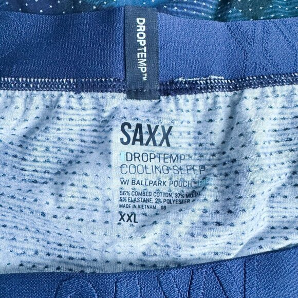 SAXX Drop Temp Cooling Sleep Boxers XXL - Picture 3 of 3
